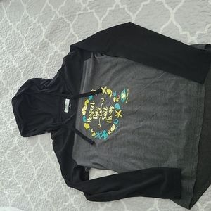 Long sleeve, hooded Disney Cruise Line shirt